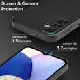 thumbnail image 4 of Case for Samsung Galaxy A14 5G, Slim Liquid Silicone Case Shockproof Full Body Protection Phone Case with Anti-Scratch Microfiber Ultra Slim Soft Rubber Cover Cute Bumper - Black, 4 of 14