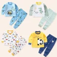 thumbnail image 3 of Children Sets Kids Clothes Boys Girls Suit Pajamas Children Clothinng Pants Cartoon Autumn Winter Sleepwear Outfits Cotton, 3 of 6
