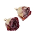 thumbnail image 3 of 2x De Flores De Rosas Secas De Resina Hallazgo De Fabricación De Joyas De Bricolaje hoja Macarena Encantos de flores secas de resina, 3 of 7