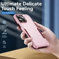 thumbnail image 6 of Entronix Magnetic Heavy Duty Sleek Case Designed for iPhone 16 Pro Max Shockproof Drop-Proof, Pink, 6 of 7