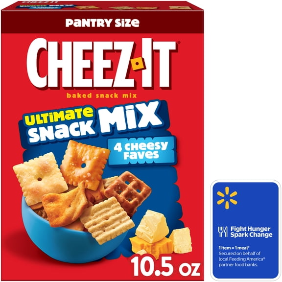 Cheez-It Ultimate Snack Mix Original Baked Snack Mix, Salty Snacks, 10.5 oz