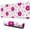 Pioneer Flower Floral-2, variant on Long Mouse Pads for Desk,Pioneer Flower Floral Print Pattern Desk Mats on Top Of Desks, Desk Mouse Pad Extra Large with 3mm Non-Slip Base and Stitched Edge for Gaming,Office,Work,Home 31.5"x11.8"