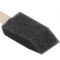 thumbnail image 1 of 50Pcs Foam Brush Black Sponge Wood Handle Paint Brush Children Drawing Graffiti Tools, 1 of 4