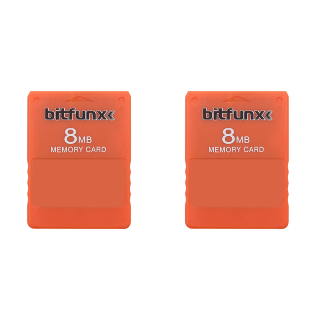 V1.966 Tarjetas Memoria McBoot 8 MB Gratuitas para Consola Datos Juegos PS2 (naranja)