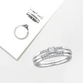thumbnail image 6 of Everly Women's Diamond Sterling Silver Bridal Set, 6 of 9