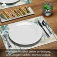 thumbnail image 2 of Luxurious Palm Trees Vegan Leather Placemats 4 Pack Look and Feel of Genuine Leather Infused with Copper, 2 of 6