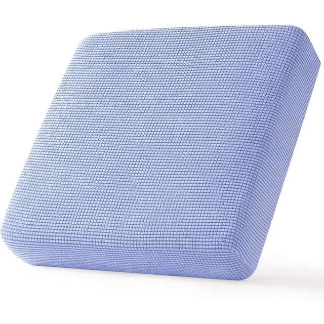 CHUN YI 1 Piece Cushion Cover Spandex Stretch Textured Grid Box Cushion Seat Slipcover
