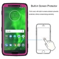 thumbnail image 4 of Goldcherry For Motorola Moto G6 Case,Triple Protection Heavy Duty Rugged Armor Shockproof Full Body Protective Case with Belt Rotating Clip & Kickstand & for Motorola Moto G6 2018(Pink), 4 of 7