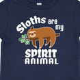 thumbnail image 4 of Inktastic Sloths Are My Spirit Animal with Cute Sloth Illustration Boys or Girls Baby T-Shirt, 4 of 5