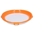 thumbnail image 4 of Food Preservation Tray, Foods Storage Container Stackable  Tightness Space Saving TPU Elastic Film Easy Cleaning  For Kitchen For Outdoor Camping Orange, 4 of 8