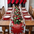 thumbnail image 5 of Christmas Placemats Set of 4, Merry Christmas Tree Place Mats Santa Claus Reindeer Placemat Table Decoration for Kitchen Table Dinner Xmas Holiday Party Home Decor Indoor Outdoor 13x19 Inch, 5 of 9