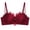 AB272 Wine, variant on Satin Lace Bra For Women Half Cup Push Up Thin Straps Bras Thick Comfortable Seamless Bra