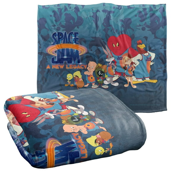 Space Jam: A New Legacy Toon Squad Officially Licensed Silky Touch Super Soft Throw Blanket 50' x 60'