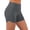 Dark Gray, variant on Womens High Waisted Biker Shorts - Buttery Soft 4-Way Stretch Workout Shorts with Tummy Control, Squat Proof, 3" Inseam (Black),Size 3XL