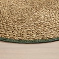 thumbnail image 3 of Set de table rond Hometrends Solid Border 100 % jonc de mer, vert, 38 cm (15 po), 3 of 5
