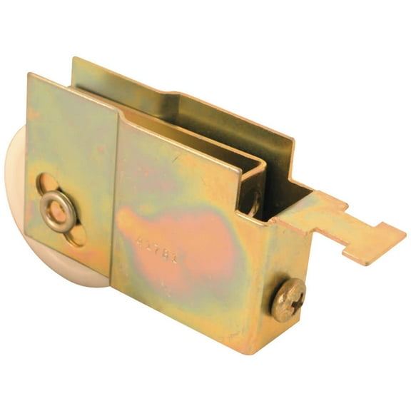 Sliding Door Roller Assembly, 5/16 in. x 1-1/2 in. Plastic Wheel, Steel Ball Bearings, Grooved Edge, Door Master