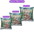 thumbnail image 3 of Merry Christmas Santa Reindeer Antlers Basset Hound Sleigh Xmas Winter Holiday Pillowcase Double Sided Bassets Dog Breed Lovers Gifts Idea Pillow Case Covers - 00023, 3 of 3