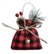 thumbnail image 2 of Fiudx Ofertas relámpago del día Bolsa de bendición navideña Bolsa de regalo Bolsa de regalo pequeña Colgante decorativo para árbol de Navidad Suministros de decoración, 2 of 7