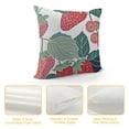 thumbnail image 4 of SHANXI Pink Fruits Fruit Pillow Covers Pillowcases Home Decor Bed Couch Sofa Office Living Room Cushion 12x12in, 4 of 5