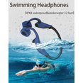 thumbnail image 3 of Auriculares de conducción ósea para natación, reproductor de MP3 a prueba de agua, 16 GB, 3 of 9