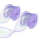 thumbnail image 1 of Cinta de Organza Iridiscente Uxcell, Cinta de Organza con Alambre Laser para Regalos, Flores, Ramo, Presentación Púrpura, 1 of 7