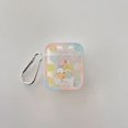 thumbnail image 1 of 2024 Sanrio Hello Kitty Kuromi Transparent Clear Pattern Case For AirPods 1 2 3 Wireless Earphone Accessories For Airpod Pro 2 Case LXY, 1 of 7