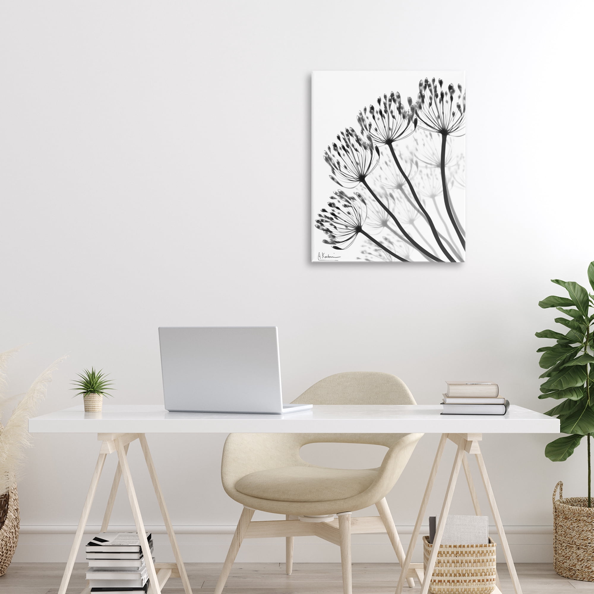 Stupell Industries Floral Fan Dandelions Canvas Wall Art, design by Albert Koetsier