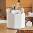 thumbnail image 3 of Rotating Desk Organizer, Desktop Organizer With Pencil Holders, Colore, 3 of 5