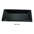 thumbnail image 1 of Yanco RM-210BK Rome Rectangular Plate, Black - 10 in. - Pack of 24, 1 of 3
