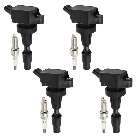 Maxpeedingrods 4X Ignition Coil & 4X Spark Plug For Hyundai Elantra Kona Kia Forte Optima UF817