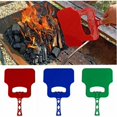 thumbnail image 1 of Ventilador de 1 pieza, ventilador de parrilla, ventilador de manivela, ventilador de carbón, ventilador de barbacoa manual para cocina al aire libre, parrilla de barbacoa, camping (rojo), 1 of 5