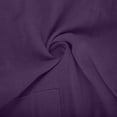 thumbnail image 6 of Purple Turtleneck Faux Gauze Linen Dress for Juniors Summer Fall Long Sleeve Maxi Long Loose Fit Beach Brunch Thin Flowy Hawaiian with Slit Dress Women 2025 XXL, 6 of 6