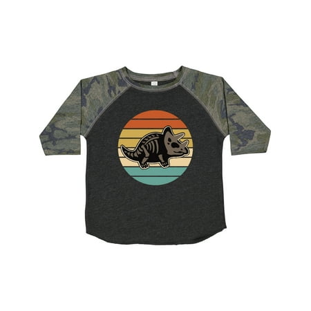 

Inktastic Dinosaur Triceratops Skeleton Vintage Gift Toddler Boy or Toddler Girl T-Shirt