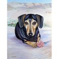 thumbnail image 1 of Black And Cream Dachshund Flag - Garden Size, 1 of 1
