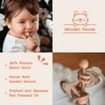 thumbnail image 4 of Set de regalo para bebés IaoVueby Baby Lovey, baberos, calcetines, sonajero, 4 of 6