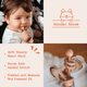 thumbnail image 4 of Set de regalo para bebés IaoVueby Baby Lovey, baberos, calcetines, sonajero, 4 of 6