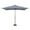 Cast Ocean, variant on SimplyShade 10ft Outdoor Patio Rectangle Market Umbrella with Black Push Button Tilt, Beige