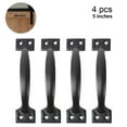 thumbnail image 2 of 4PCS Barn Door Handles Gate Handles for Wooden Fences Vintage Cabinet Handle Pull for Kitchen Cupboard Furniture Drawer Cabinet Hardware, 2 of 3