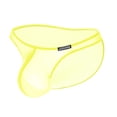 thumbnail image 1 of Jamicy Men's Briefs Gift for Husband Mens Briefs Thong Underwear Low Rise G String Swimwear Panties Solid Color Breathable Translucent Motion Briefs, 1 of 3