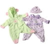 "CP Toys 16"" Light Skinned Baby Doll Dress and Play Collection - Includes 6 Outfits, Diaper Bag, and Accessories - Ages 3+"