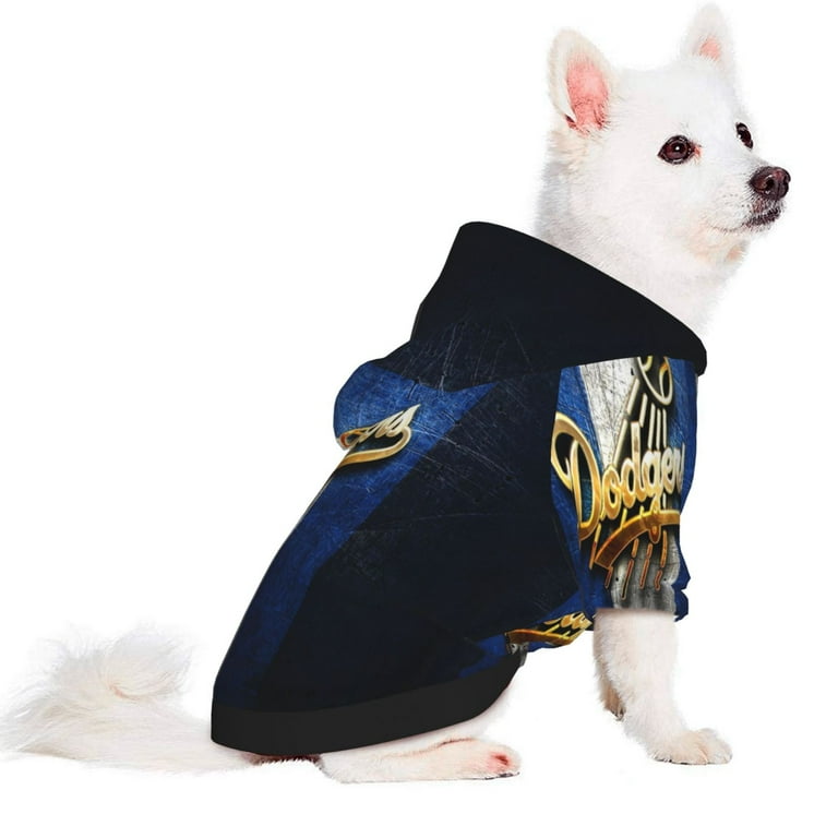 Los Angeles Dodgers Small Dog Hoodie Casual Coats Sports Costume Dog Cat Pet Puppy Sweatshirt Pet Sweaters With Hat For Medium Dogs Breeds X Small Walmart