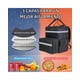 thumbnail image 3 of Mochila de Repartidor Aislada, Mochila de Entrega de Alimentos Expandible Con Tablero De Aislamiento 2 Pcs, Bolsa Termica Impermeable Delivery para Bicicletas Moto Uber Eats,Rappi, 3 of 7