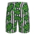 thumbnail image 6 of Kdxio Palm Greenery Pattern Mens Casual Shorts - Drawstring Summer Beach Sports Shorts for Men, 6 of 9