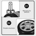 thumbnail image 3 of Office Chair Replacement Parts PVC Metal 5Pcs 3.54X2.36X1.89In, 3 of 5