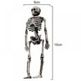 thumbnail image 2 of 6” Posable Skeleton Mini Skull Halloween Decoration  Set of 4, 2 of 9