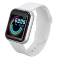 thumbnail image 1 of Montre Intelligente Traqueur de Mise en Forme, Réveil Montre Intelligente de Sport Guidage de Respiration Rappel de Sédentarité pour Hommes pour Système IOS Noir,Argent Blanc,Brun Rose,Blanc Noir, 1 of 7