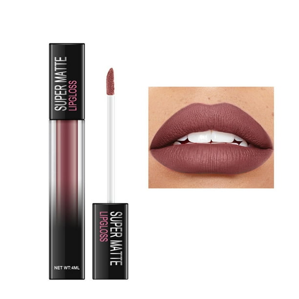Feiboyy Liquid Lipstick Lipgloss Lip Gloss Stain Makeup for Women Deep