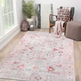 thumbnail image 1 of Rustic Farmhouse Geometric Indoor Power-Loomed Area Rug, 7' 6" x 9' 6",  Berry Red by Blue Nile Mills, 1 of 8
