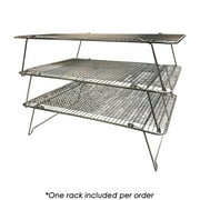 Stainless Steel Cooling Rack, Heavy Duty Oven Safe Stainless Steel Wire Rack, for Cooling, Baking and Roasting, Cool Cookies, Cakes & More, Fits Perfectly in Half Sheet Pan, 12 X 17