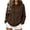 Brown, variant on Mifsaly Womens Oversized Hoodies Long Sleeve Cozy Pullover Tops with Pocket Fashion Loose Fit Comfortable Warm Causal Sweatshirts